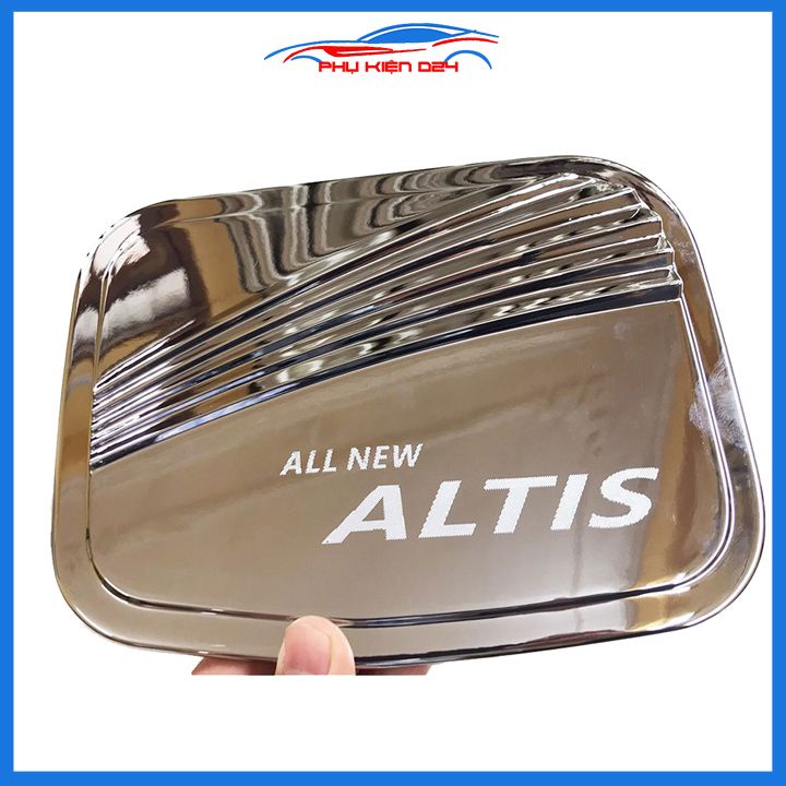 Ốp nắp bình xăng Altis 2016-2017-2018-2019-2020 mạ crom chống trầy trang trí ô tô