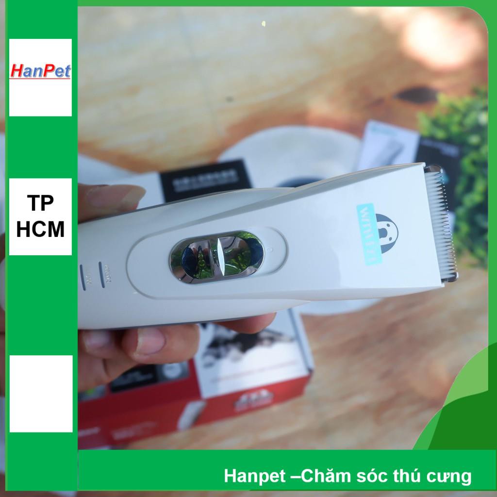 (Bảo hành 6 tháng) Tông Đơ máy CP-6800 THẾ HỆ MỚI - Chuyên Dụng máy Cắt Lông chó mèo chạy êm không ồn