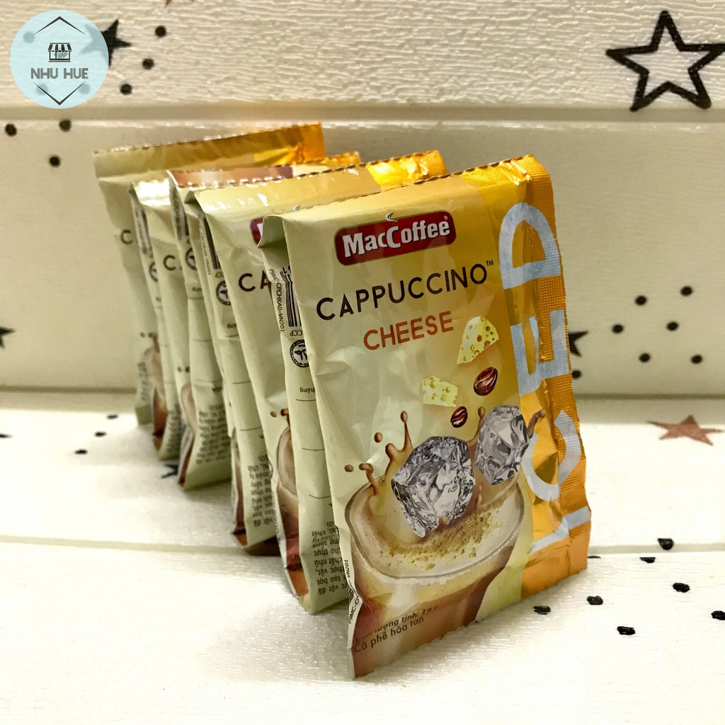 Cà phê MacCoffee Cappuccino Cheese (10 gói x 19 g) | BigBuy360 - bigbuy360.vn