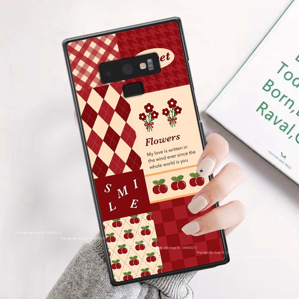 Ốp Samsung Note 9 họa tiết hoa, gấu thời trang, ốp dẻo bền đẹp