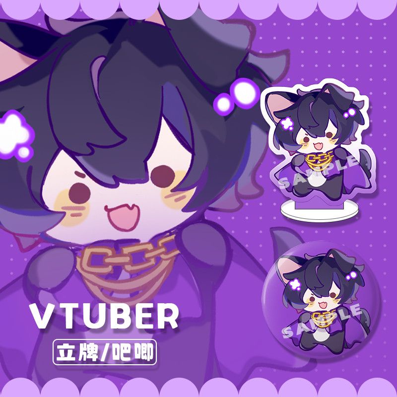 Luxiem+Shoto trang trí acrylic huy hiệu