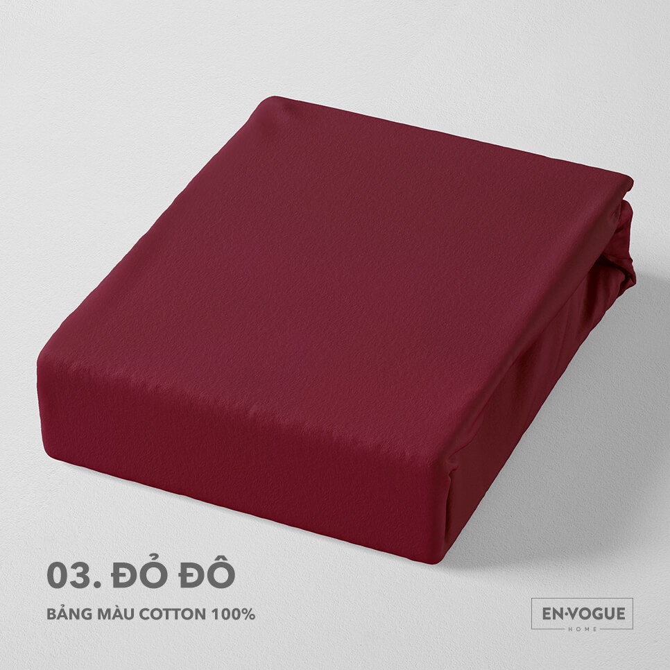 Ga giường bo chun Cotton Organic Envogue Home 1m6x2m - 1 chiếc