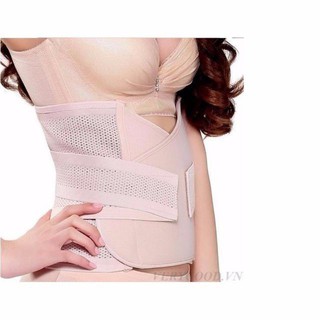 Đai Nịt Bụng Sau Sinh - Đai Nịt Bụng Thông Hơi - Đai nịt bụng 2 lớp giúp giảm mỡ - Đai định hình vòng eo  - TinTin888