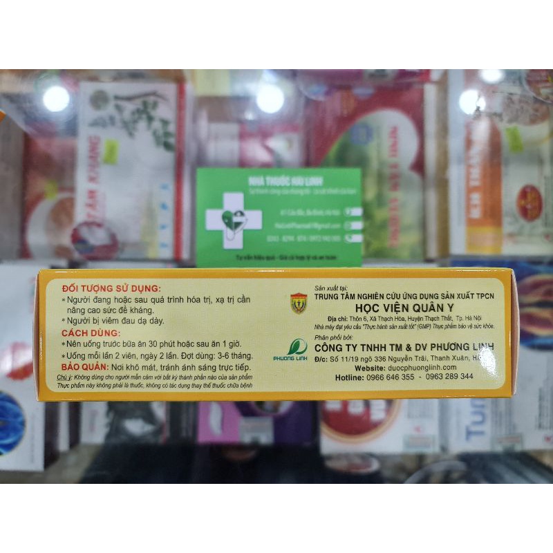 [CHÍNH HÃNG] NANO CURCUMIN TAM THẤT XẠ ĐEN – HỌC VIỆN QUÂN Y