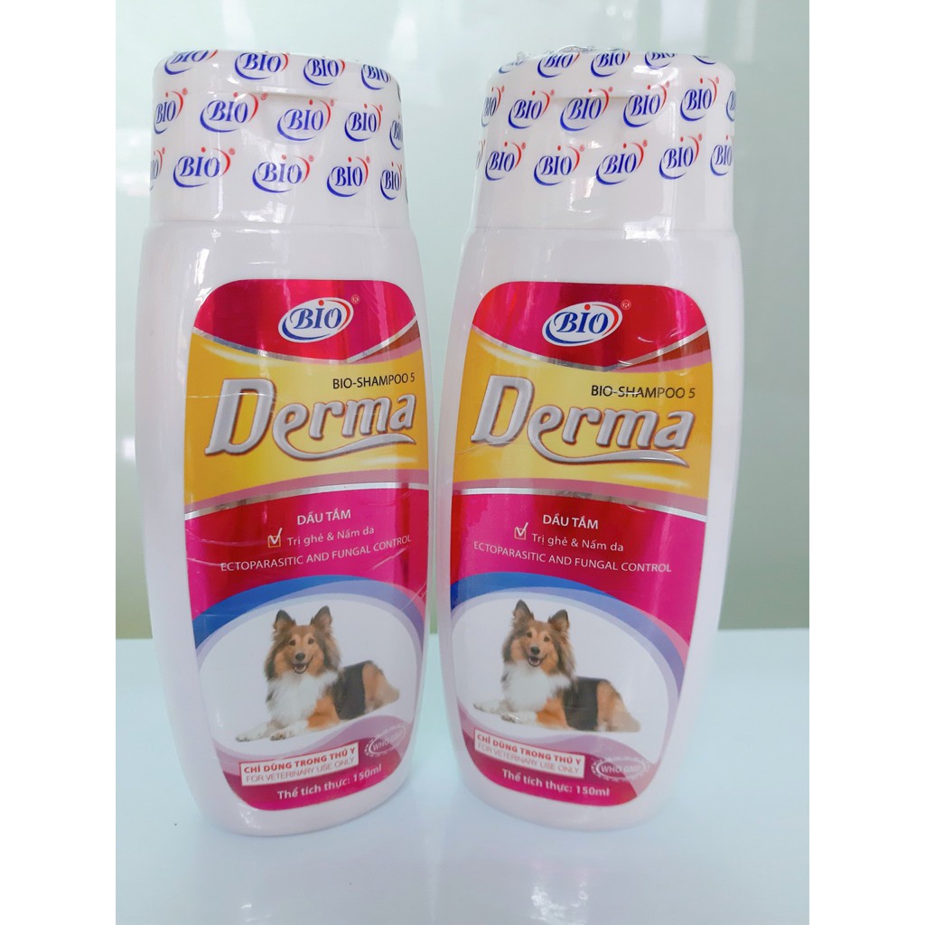 Dầu tắm trị nấm ghẻ Chó Mèo Bio Derma - Sữa tắm trị viêm da trên thú cưng