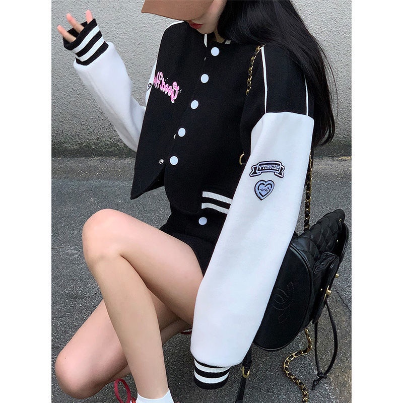 Set Áo Khoác Và Chân Váy Chữ A Phong Cách Thể Thao Năng Động Cho Nữ