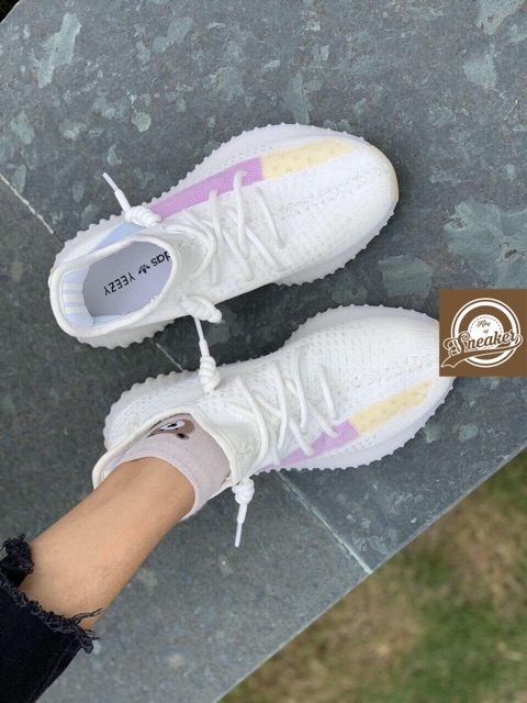 Xả Xả XẢ | Bán Chạy | Giầy Thể thao Yeezy Boost 350 v2 trắng vạch đổi màu thời trang dạo phố KHO Xịn Nhẩt NEW ✔️ ' >