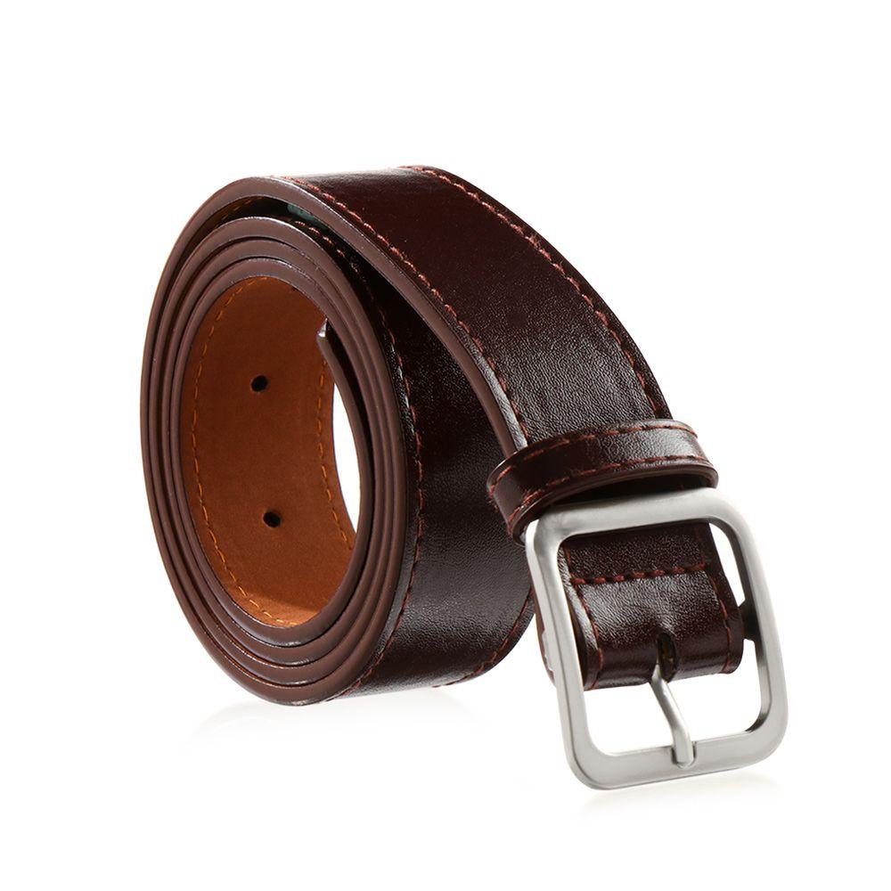 Thắt Lưng Da Khóa Vuông Phong Cách Vintage Thời Trang Cho Nữ