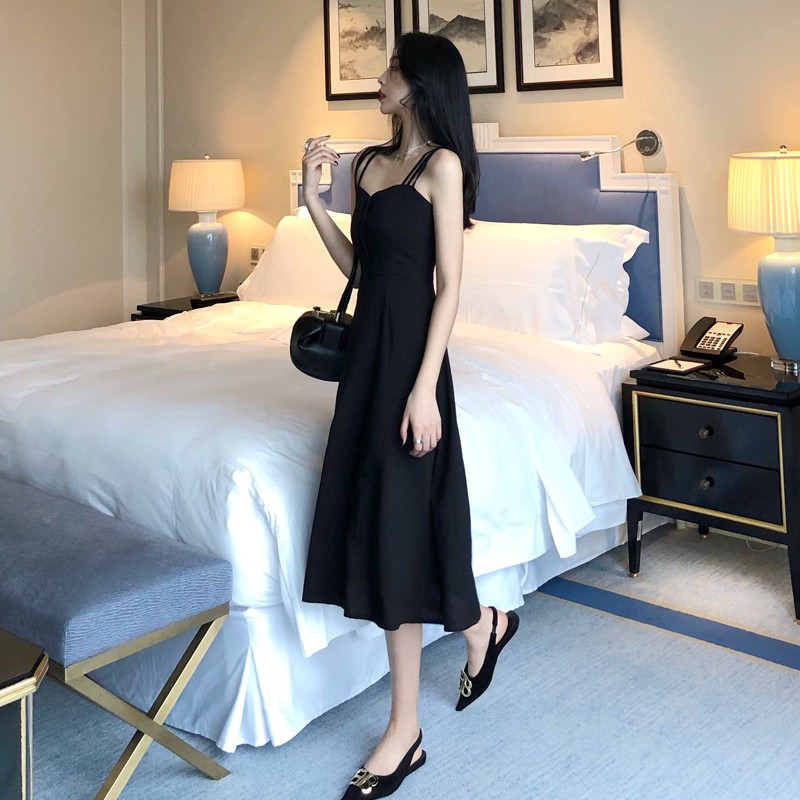 Váy Nữ, Váy 2 Dây Sexy, Quyến Rũ Dáng Xoè Gợi Cảm Moda.H | BigBuy360 - bigbuy360.vn