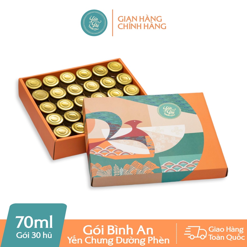 Yến hũ chưng sẵn YẾN THỊ 70ml (70ml x 30)