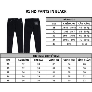 Quần ZOMBIE® HD Pants in Black