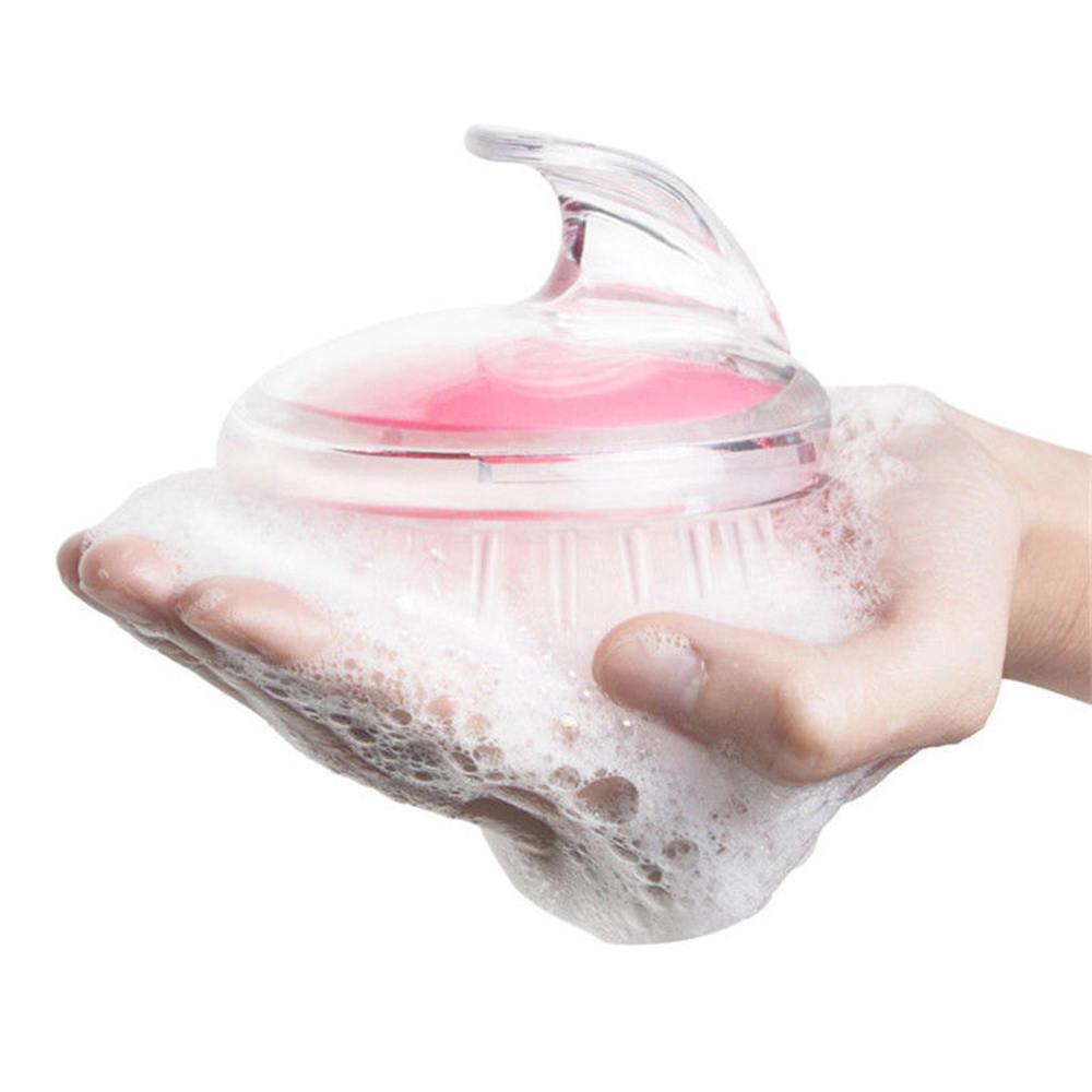 1 Bàn Chải Silicone Mát Xa Da Đầu