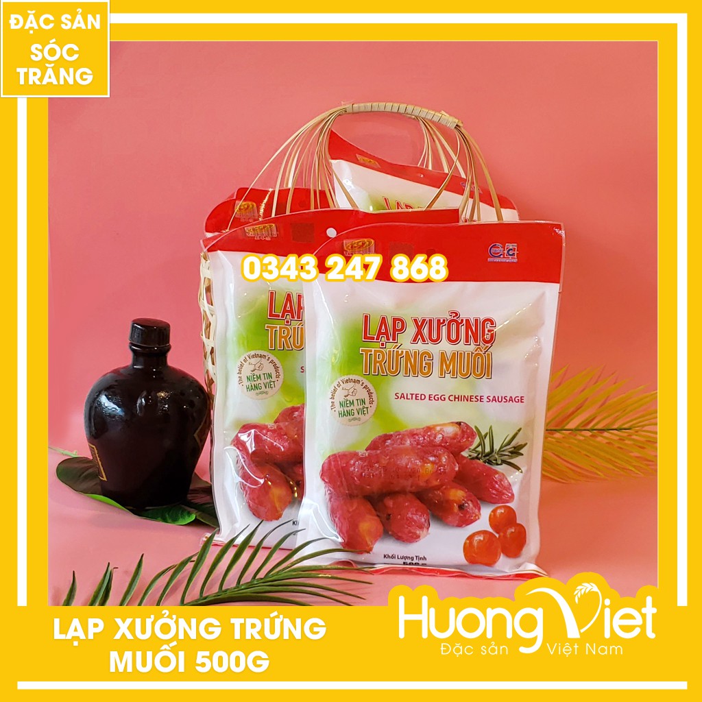 Combo 6 vị lạp xưởng Sóc Trăng - Đặc sản lạp xưởng Mai Quế Lộ Tân Huê Viên + KÈM QUÀ TẶNG