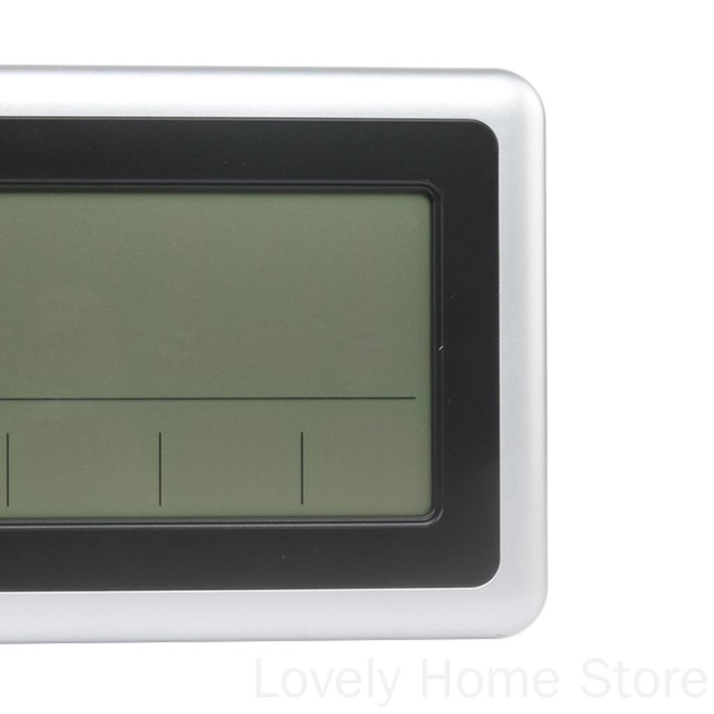 Đồng Hồ Điện Tử Để Bàn Có Màn Hình Lcd Hiển Thị Nhiệt Độ Và Nhiệt Độ