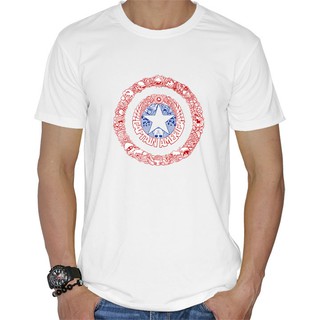 Áo thun IN Nam, Nữ hình Marvel - Captain Shield