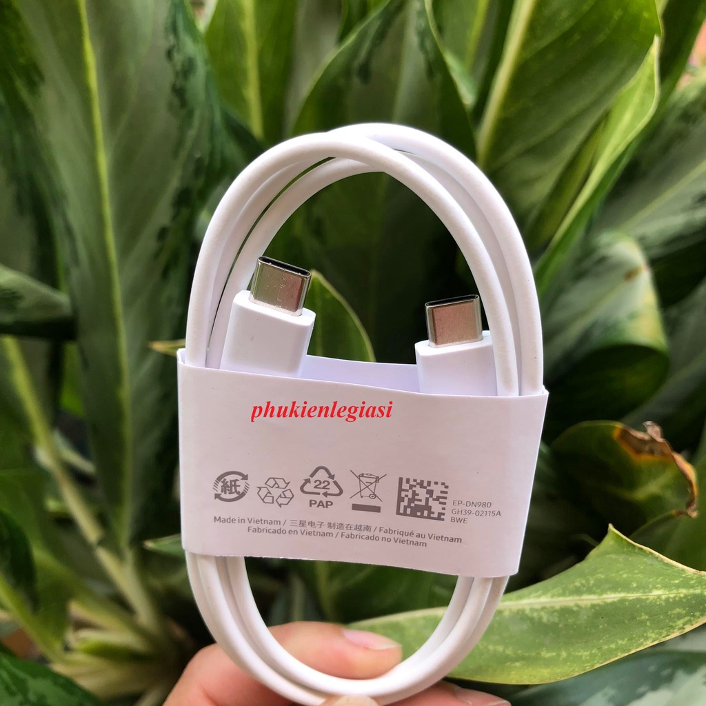 Cáp sạc PD Type C to Type C Mã S21