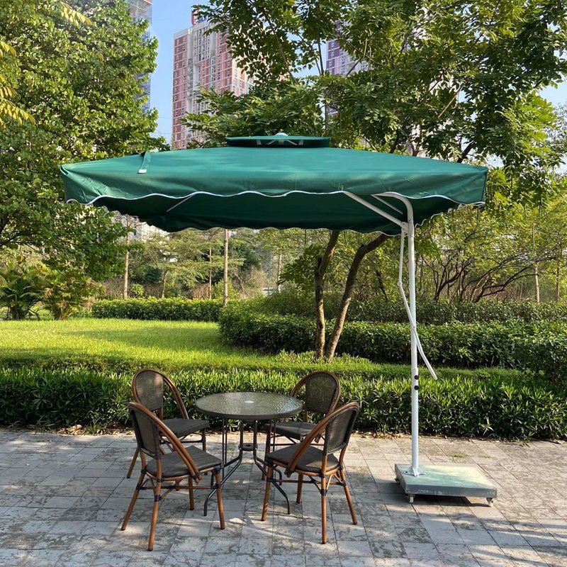 Ô quán cafe, Dù che nắng quán cafe lệch tâm vuông 2,5m