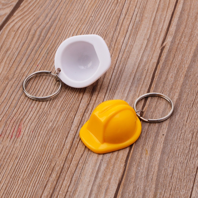Móc Khóa Hình Cây Bút Đội Nón Bảo Hiểm Mini Dễ Thương