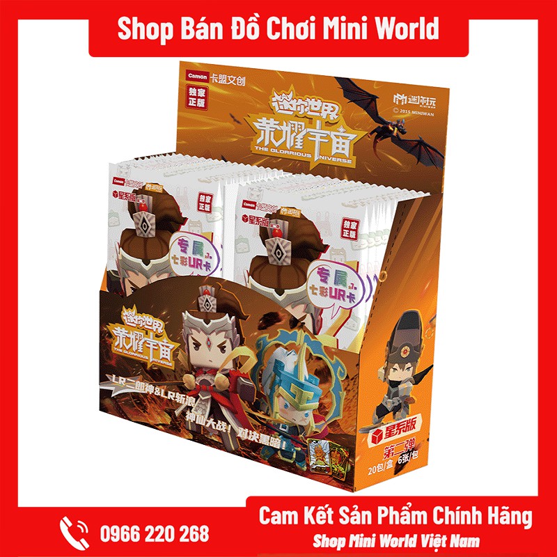 Thẻ Bài Mini World SS2 [Gửi 1 Gói Ngẫu Nhiên, 6 Thẻ Bài]