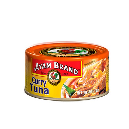 Cá Ngừ ca ri ít béo “Light” Hàn Quốc hiệu Ayam – hộp thiếc 160g