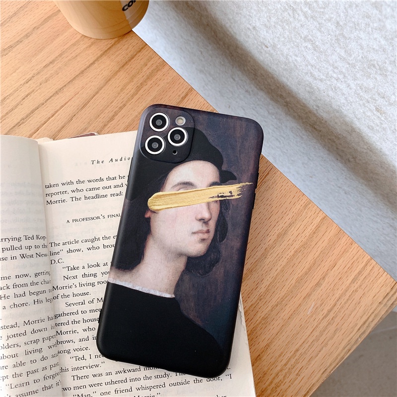 Ốp Iphone ⚡𝐅𝐑𝐄𝐄 𝐒𝐇𝐈𝐏⚡cô gái phong cách ốp lưng 8 plus 7 6 6S Plus 11/12/13/pro/max/plus/promax vuông cạnh