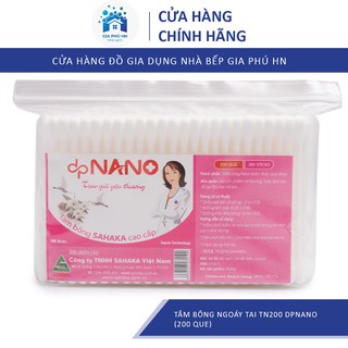 Bông ngoáy tai 🍓GIÁ TẬN XƯỞNG 🍓Tăm bông ngoáy tai TN200 dpNano (200 que)