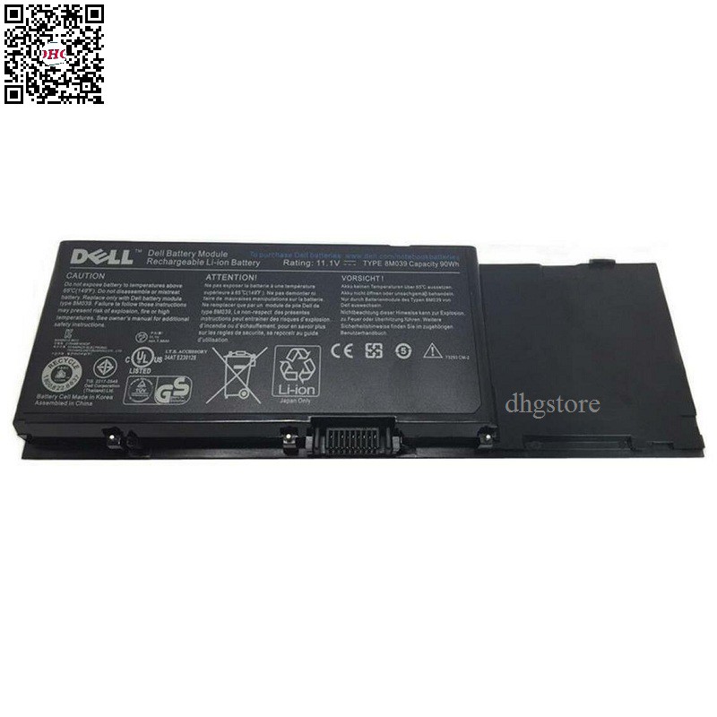 Pin laptop Dell Precision M6400, M6500, M6500 Mobile, C565C