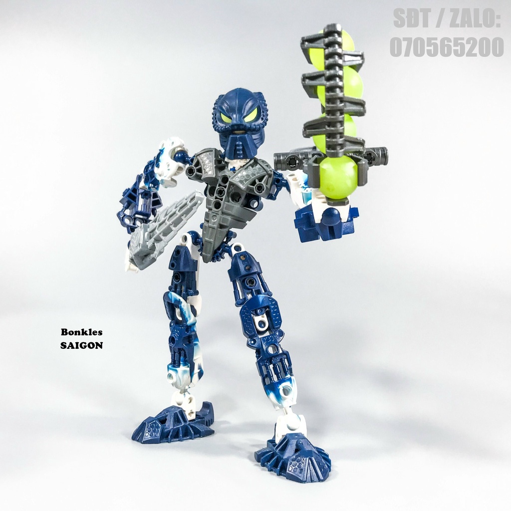 Đồ Chơi Mô Hình Vintage lắp ráp LEGO Bionicle: Toa Inika Hahli 8728 Chính Hãng Đan Mạch (2006)