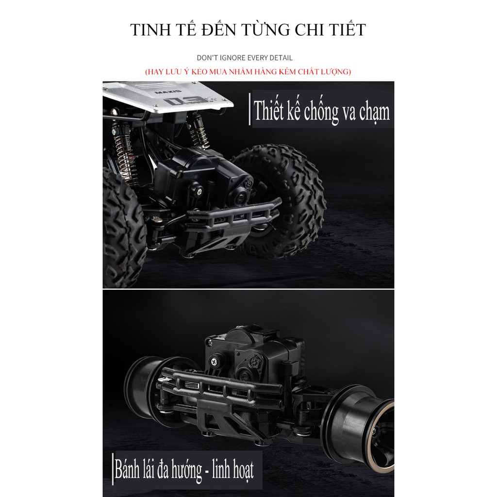 Đồ chơi xe ô tô điều khiển từ xa địa hình dành cho bé