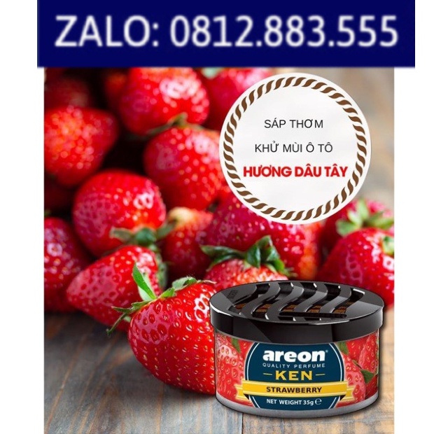 Sáp Thơm Nước Hoa Ô Tô AREON Khử Mùi Xe Hơi Cao Cấp - Areon KEN Chính Hãng Nhập Khẩu Bulgaria (nhiều mùi)
