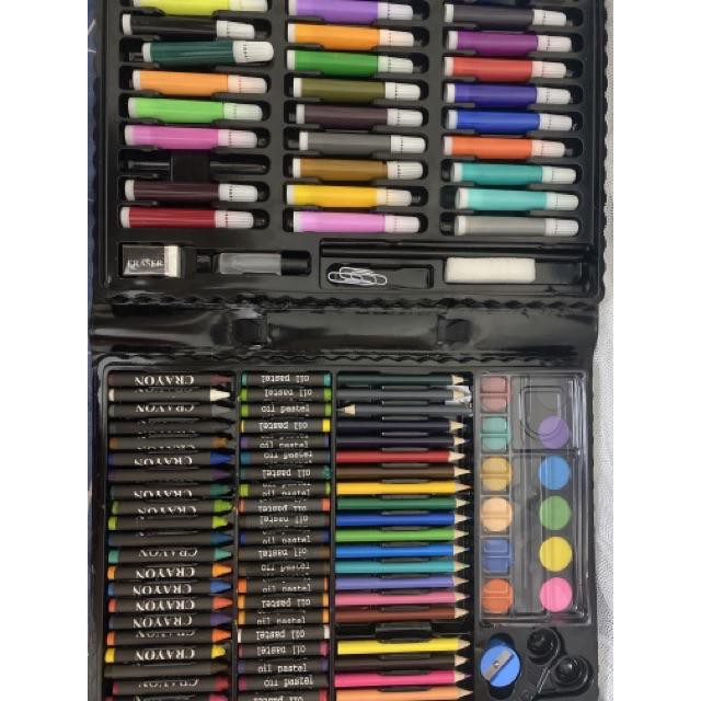 Hộp bút màu 150 chi tiết + bộ tập tô 8 chủ đề⚡Freeship⚡ Đồ chơi vận động, sáng tạo