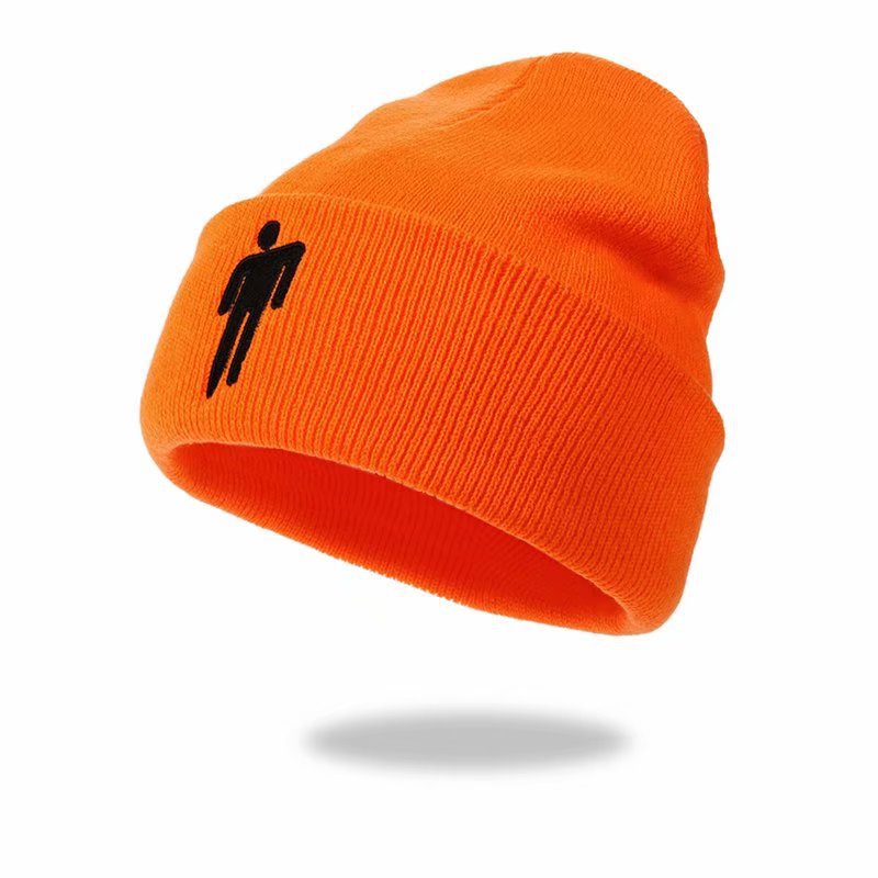 Mũ dệt kim LINJW vải cotton thêu họa tiết hoạt hình thời trang unisex 2021