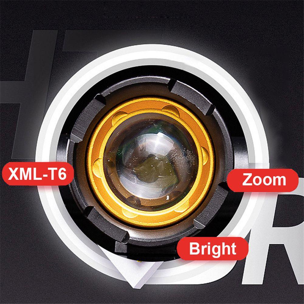 Đèn Pin Siêu Sáng Tùy Chỉnh Tiện Dụng Cho Xe Đạp Leo Núi