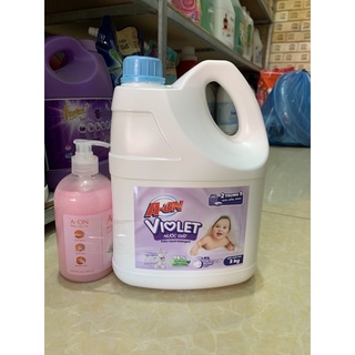 Nước giặt A-on 2in1, bình 3kg