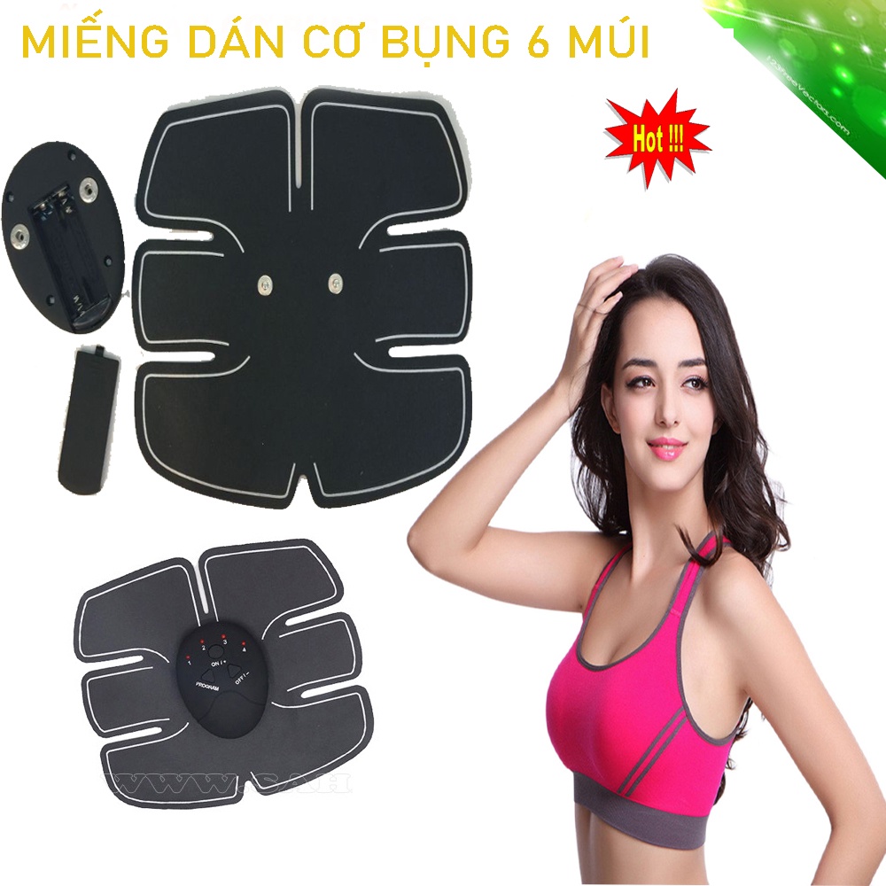 Miếng Dán Tập Cơ Bụng, Miếng Dán Tạp Cơ Bụng 6 Múi, tạo cơ bụng săn chắc khỏe mạnh, tập mọi lúc mọi nơi.