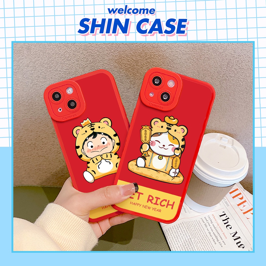 Ốp lưng iphone Happy Year cạnh vuông 6/6plus/6s/6splus/7/7plus/8/8plus/x/xr/xs/11/12/13/pro/max/plus/promax | BigBuy360 - bigbuy360.vn