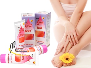 Gót sen hết nứt nẻ gót chân 