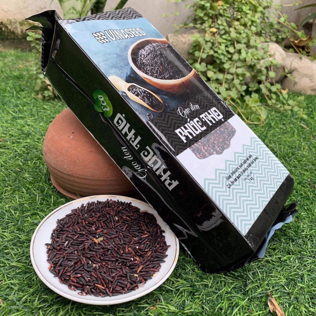Gạo Lứt Đen Phúc Thọ Vinaseed Hút Chân Không 1Kg | BigBuy360 - bigbuy360.vn
