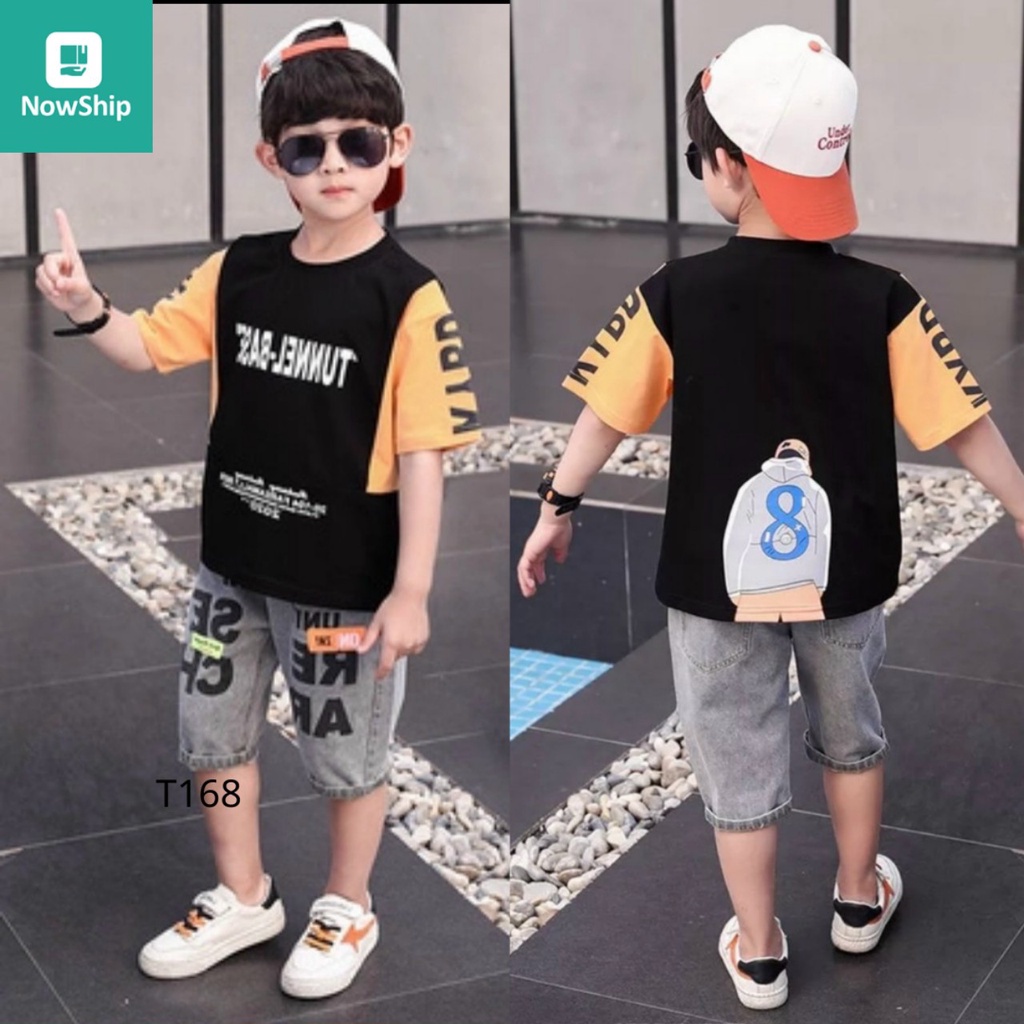 Set bộ jean cao cấp cho bé trai 055