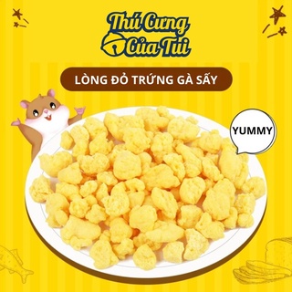 Lòng đỏ trứng gà sấy thức ăn cho hamster - thú cưng của tui
