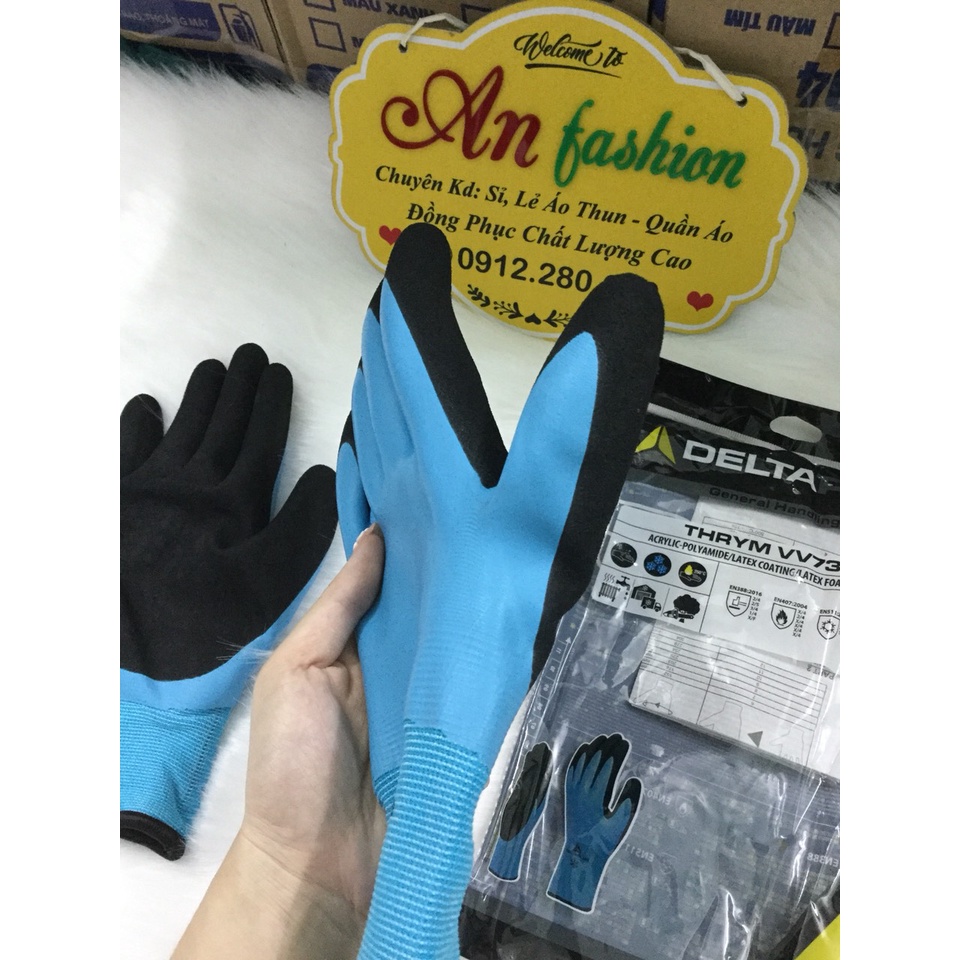 Găng tay kho đông lạnh âm 30 độ Deltaplus VV736 hàng nhập khẩu pháp _ Hình chụp thật