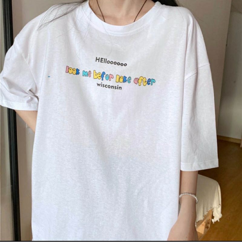 Áo Thun Tay lỡ Unisex Look Me