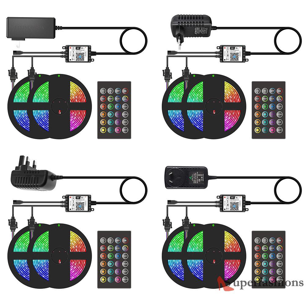 Dây Đèn Led 10m 5050 Rgb Nhiều Màu Sắc Điều Khiển Từ Xa