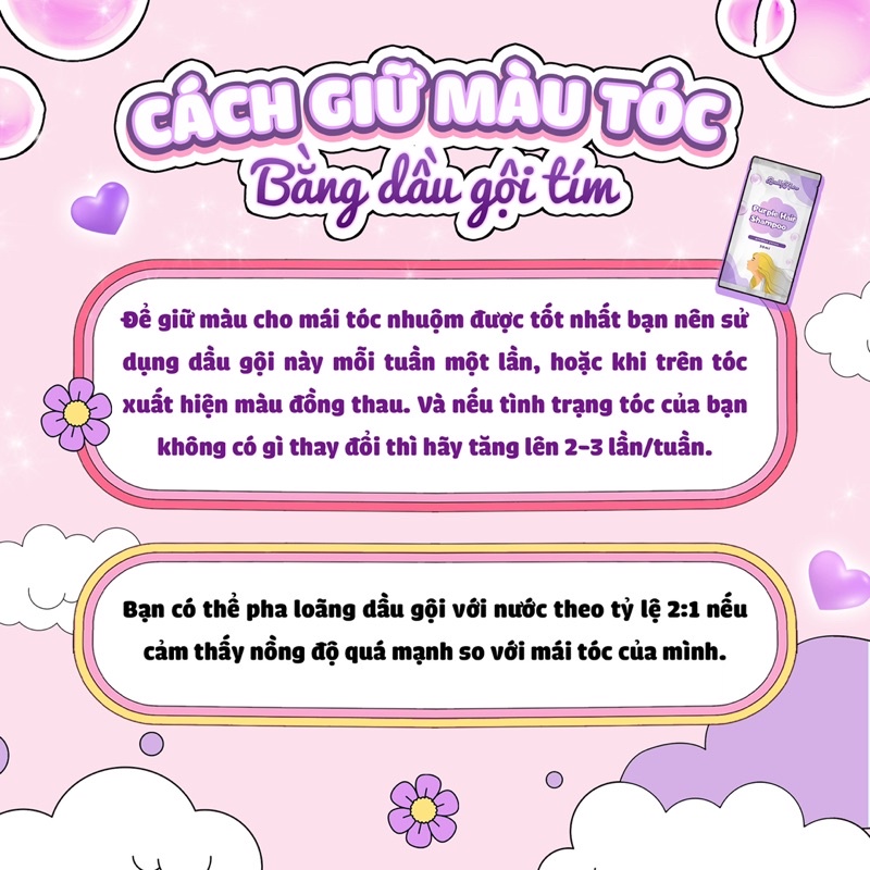 Dầu gội tím khử vàng Goodbye Yellow độc quyền thương hiệu Buddyhairs , Buddy.hairs, Buddyhair