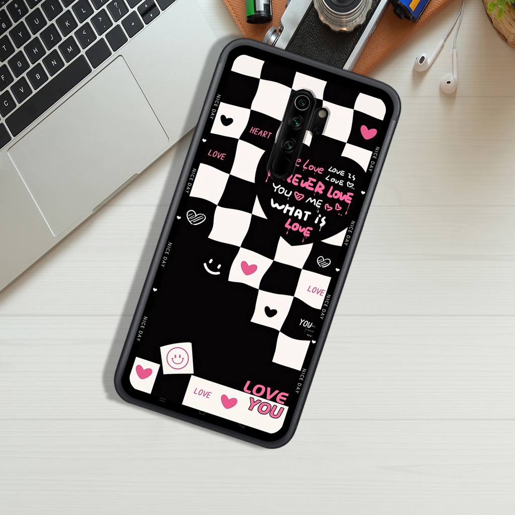 Ốp Lưng XIAOMI REDMI NOTE 8 - NOTE 8 PRO - REDMI 9 , In Hình &quot;Black Heart&quot; Phong Cách Đẹp.