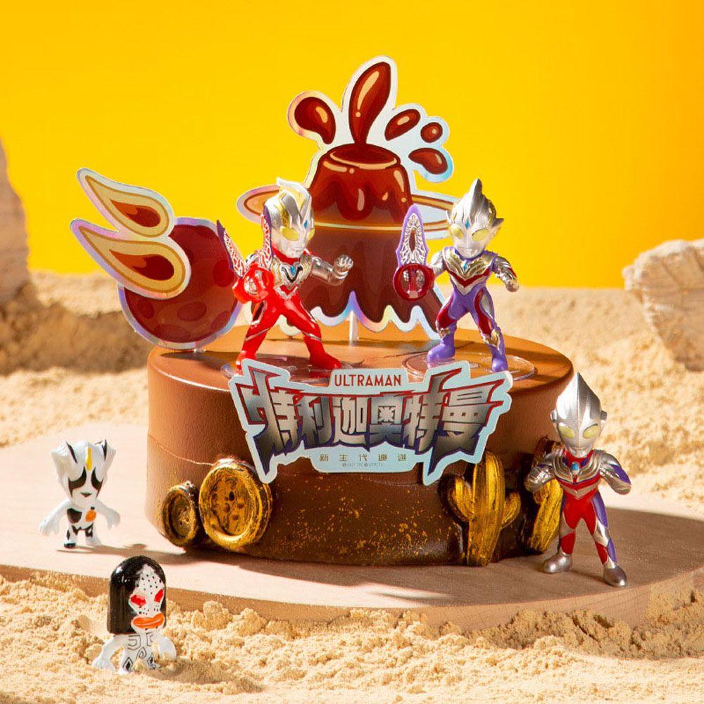 Bộ 4 Mô Hình Nhân Vật Ultraman Trang Trí Đáng Yêu