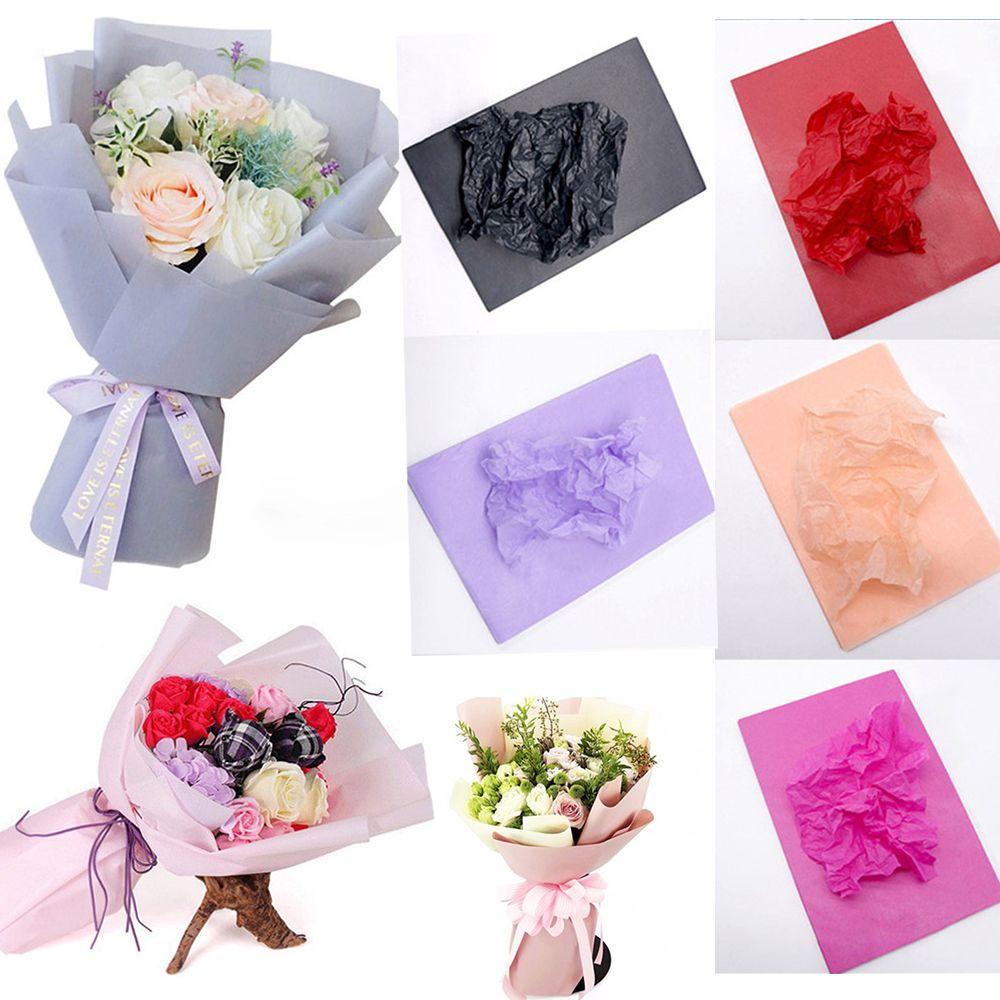 Set 100 Tờ Giấy Gói Hoa DIY A4