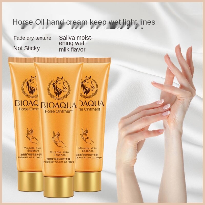 Kem dưỡng da tay BIOAQUA chiết xuất dầu ngựa chống nứt nẻ 60g