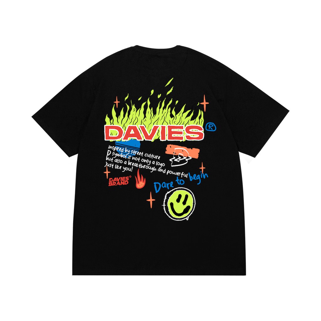 Áo thun nam tay ngắn cổ tròn local brand Davies Internet Post Tee. | BigBuy360 - bigbuy360.vn