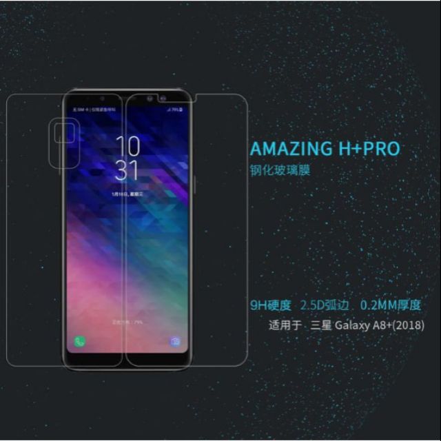 Dán kính Nillkin H+pro Samsung A8 plus (2018)